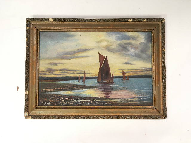 ARTWORK, Landscape (Medium) - Boats At Sunset